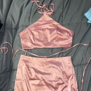 Fashion Nova Silk Set